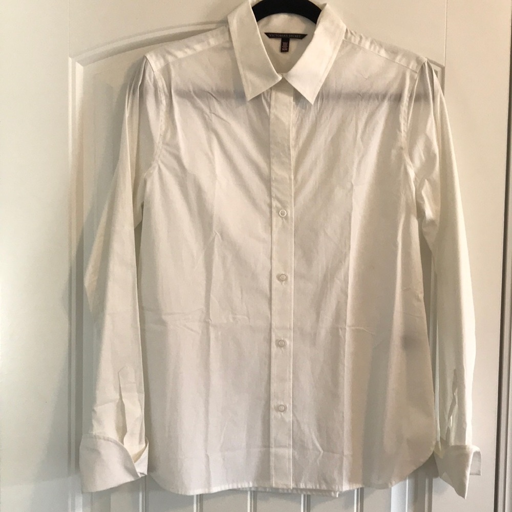 Women’s White Button Down